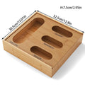 Baggie Organizer for Drawer 4 in 1 Kitchen Container Storage Bag Organizer Kitchen Drawer for Gallon Quart Sandwich Snack Zpaxo A China Mainland