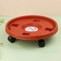 Rolling Plant Stand Tray – Heavy Duty Wheeled Flower Pot Caddy