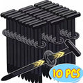 Nylon Universal Cable Tie Heavy Duty Cable with Pin Button Self-Locking Zip Ties Holder Multifunctional Plastic Cable Ties Tool Zpaxo 10PCS