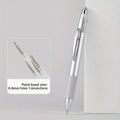 Nail Dotting Pen Nail Art Dotting Tools in Ballpoint Pen Design Nail Art Tip Dot Paint Manicure Kit for Dot Drawing Home Salon Zpaxo Silver