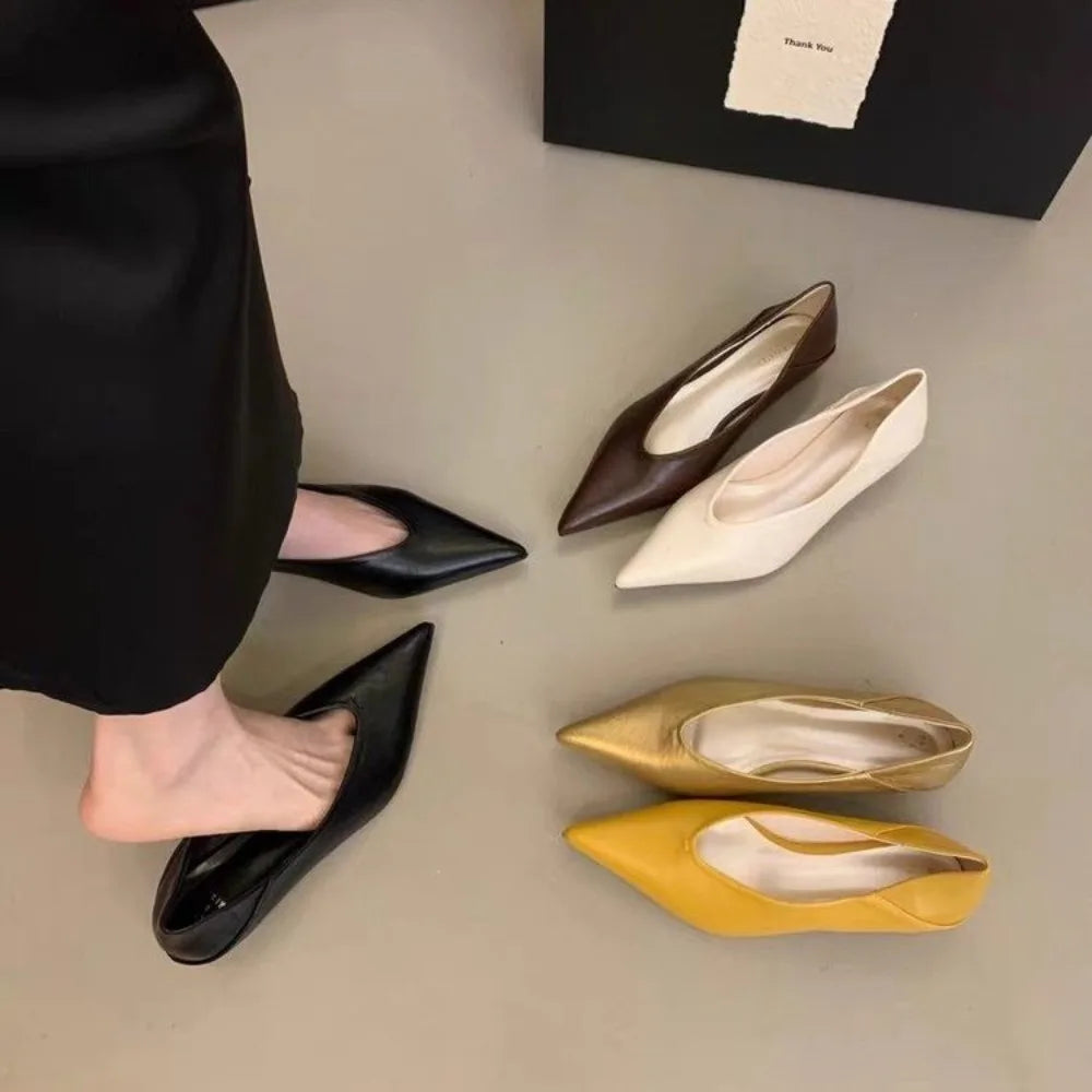 2026 Women Pumps Ladies Elegant Thin Heel Single Shoes Fashion