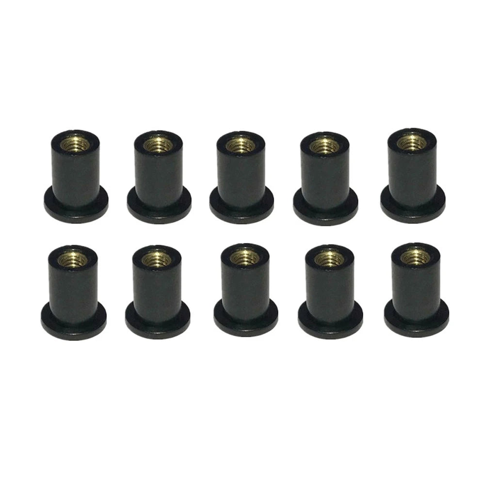 Metric Wellnut Fairing Cowl Fastener Honda M4 M5 M6 Windshield Screws Zpaxo M4