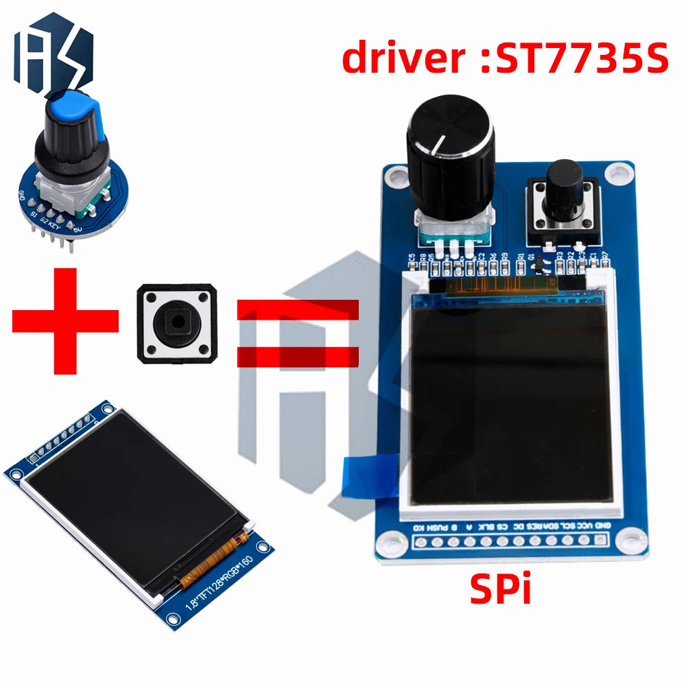 1 8 2 0 SPI TFT LCD Display Module EC11 Rotary Encoder Compatible Zpaxo