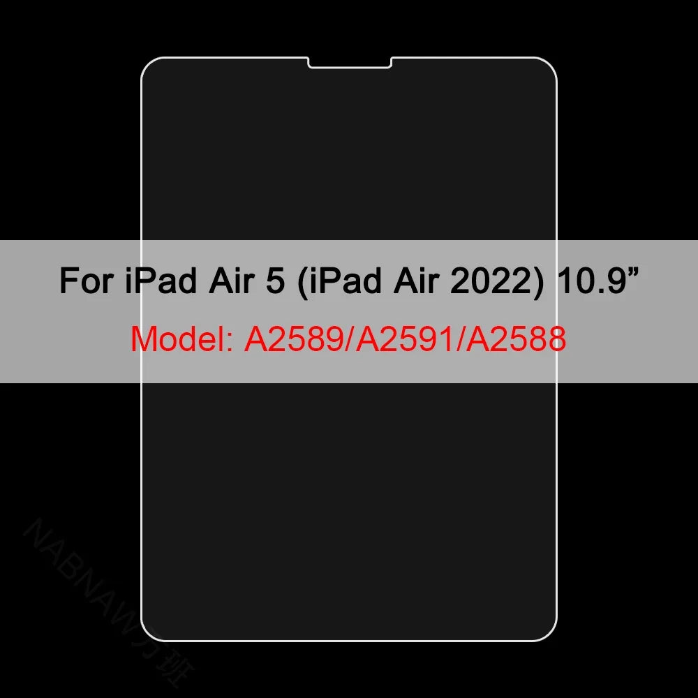 3pcs Tablet Drawing PET Film Touch Sensitive For iPad 10th 9th 8th 7th Mini 6 Air 5 4 Pro 11 Screen Protector Desktop Accessory Zpaxo Air 5