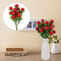 Artificial Apples Branch Decorative Fake Fruit Stems Vivid Plastic