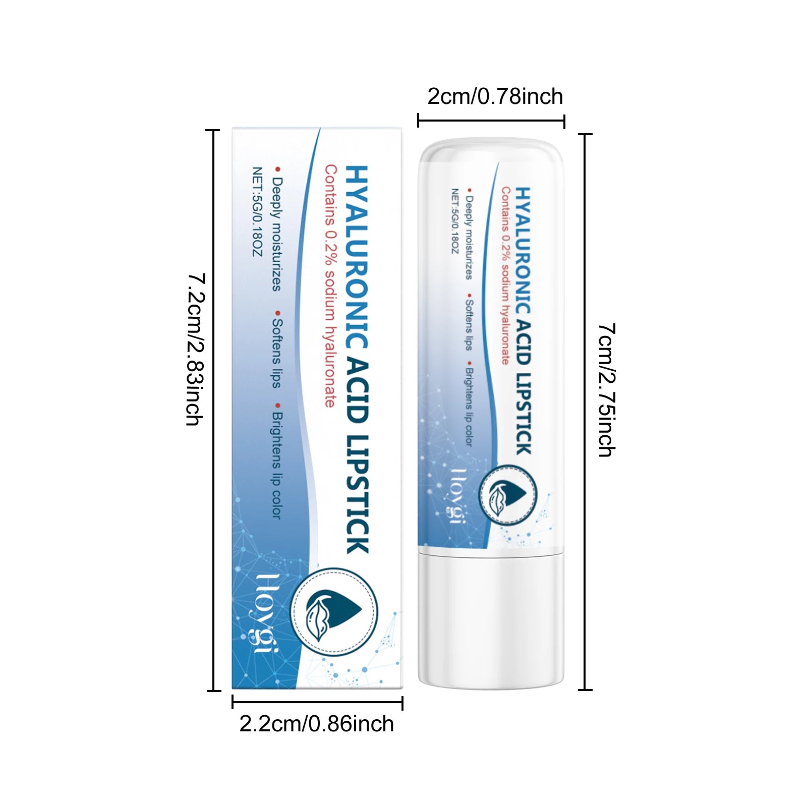 Hoygi Hyaluronic Acid Lip Balm – Moisturizing & Nourishing Lip Balm Zpaxo