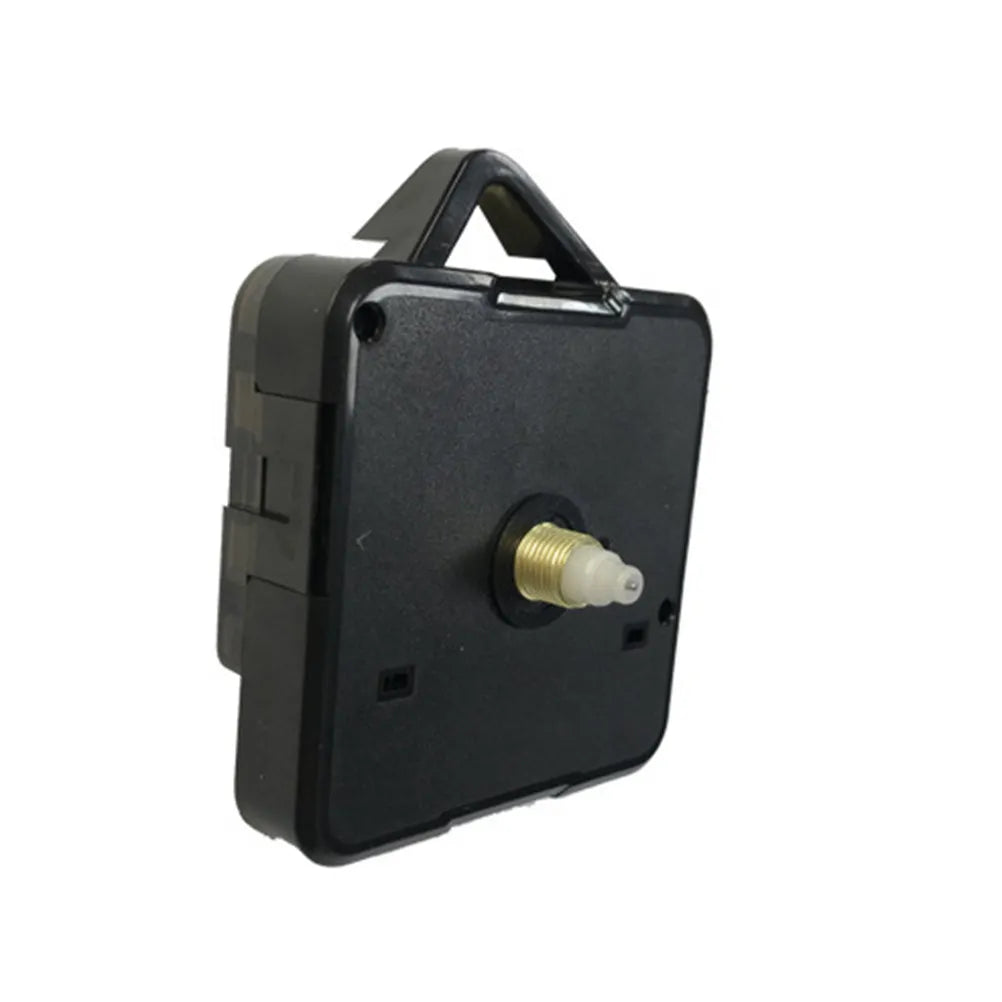 Black Quartz Clock Movement Simple Replacement Silent Mute Function
