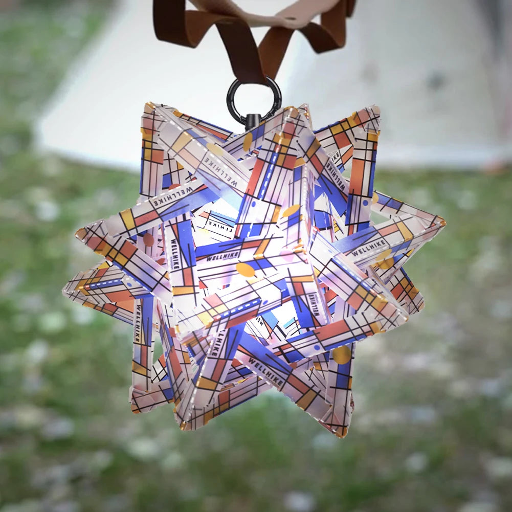 Outdoor Camping Lamp Lampshade 5 Lighting Modes Portable Atmosphere Zpaxo