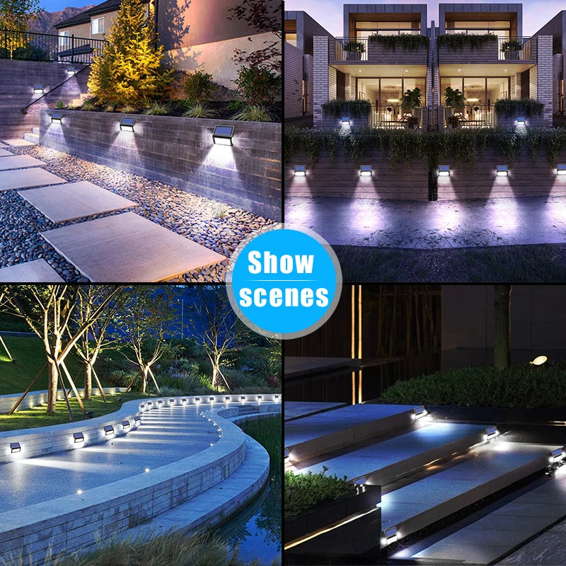 Solar Panel Outdoorlights Motion Sensor 1200mA Outdoor Waterproof Zpaxo