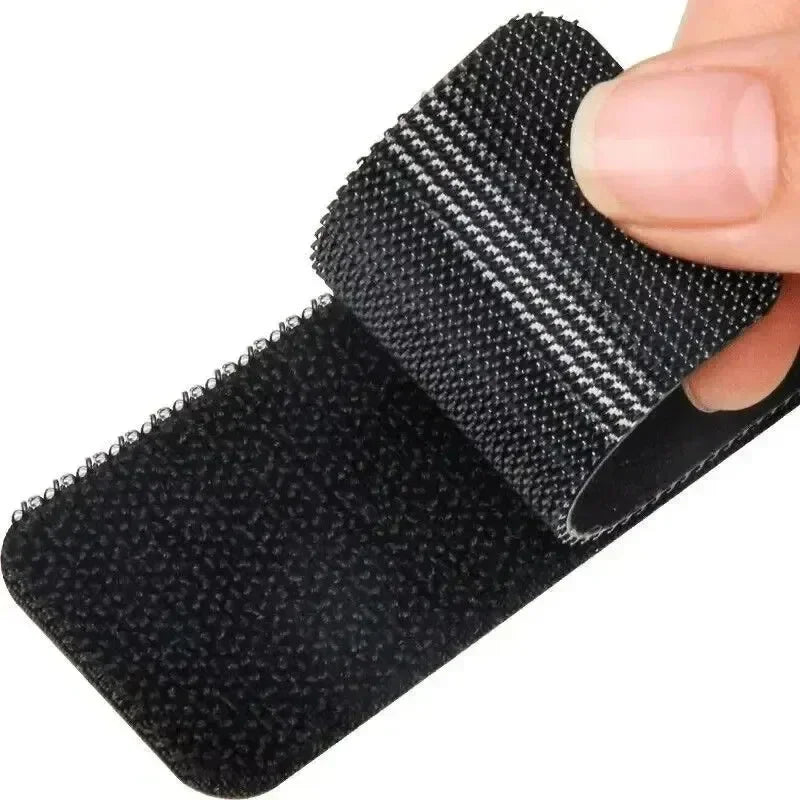 Self Adhesive Tape Hook and Loop Strips Sticky Back Fastener Heavy Duty Mounting Strips Instead of Holes and Screws Adhesive Zpaxo