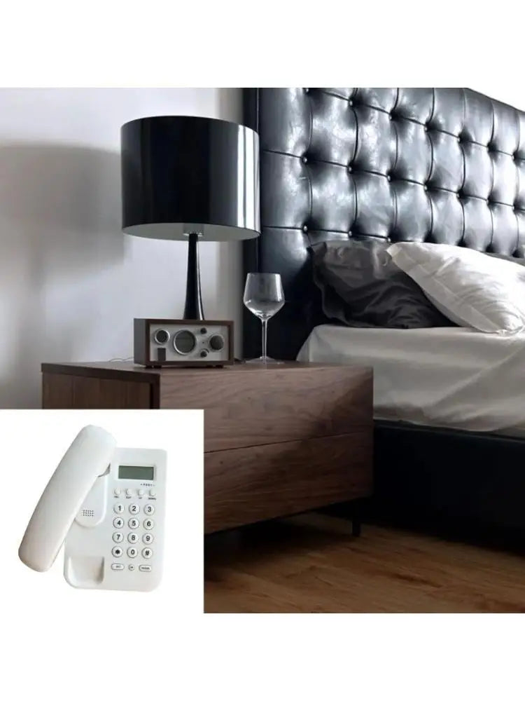 652F Traditional Corded Telephone LCD Display Stable Clear Call Zpaxo