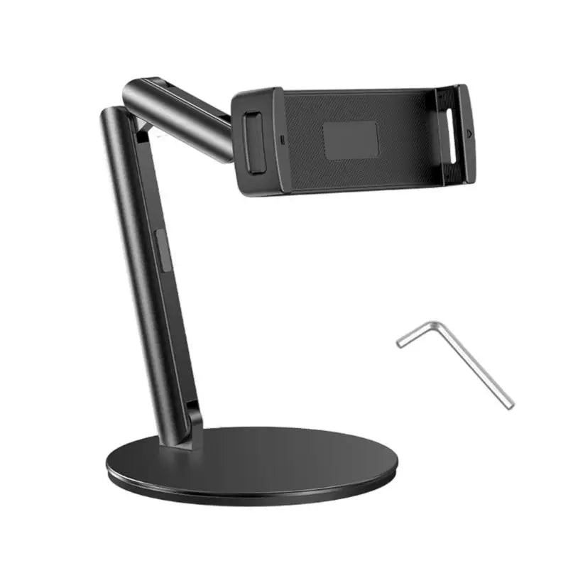 652F Aluminum Alloy Adjustable Height Tablets Stand Double Arm Work Zpaxo