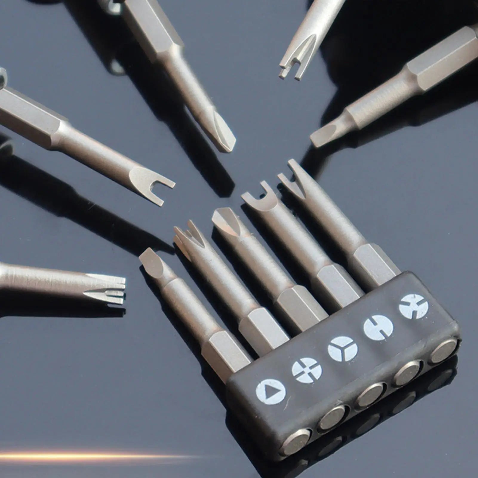Screwdriver Bit Set 5-Piece Set Of Screwdriving Bit Heads Power Tool Drill Attachments For Repairing Home Improvement Zpaxo