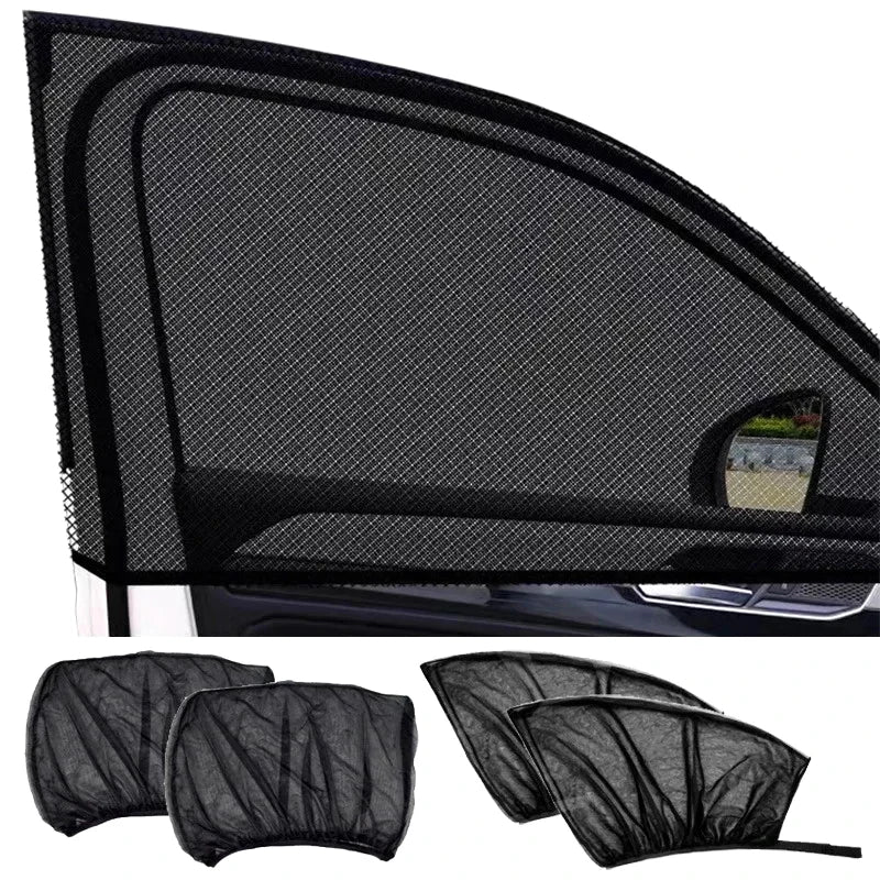 2-Pack Car Side Window Sun Shade Mesh | UV Protection