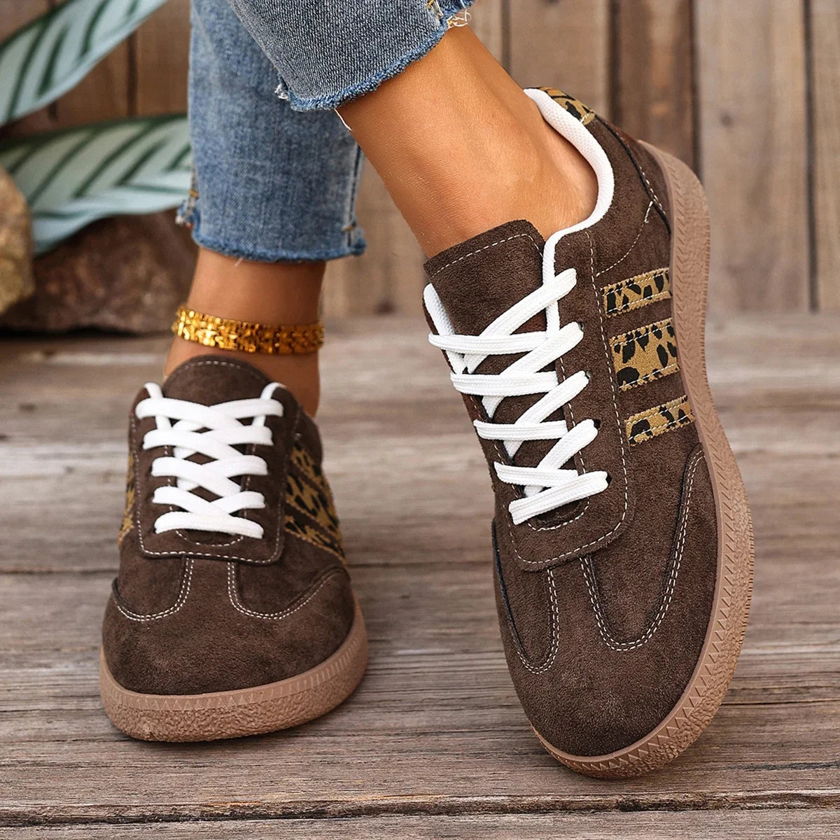 2025 New Women Sneakers Fashion Casual Flats Vulcanize Shoes Round Toe Lace Up Comfortable Flat Shoes for Women Zapatos De Mujer Zpaxo
