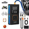 New 150PSI Portable Air Injector Bicycle Tire Inflator Bike Motorcycle Electric Air Pump Car Compressor Ball Bicycle Accessories Zpaxo Q26C
