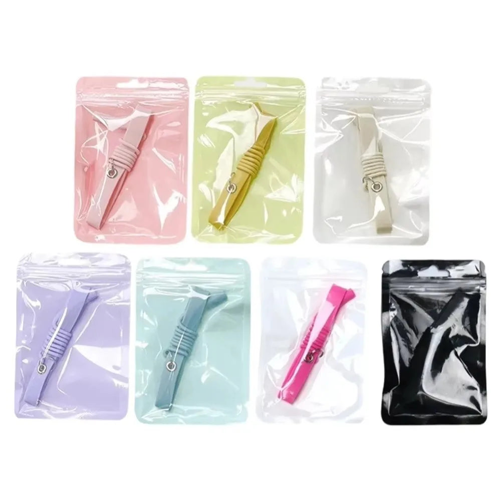 Elastic Silicone Wrist Strap Stretch Firm Eyelash Tweezers Protector Zpaxo