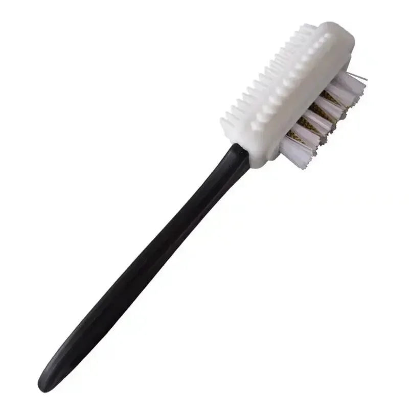 Cleaning Shoe Brush for Suede Nubuck Shoes Stain Dust Shoes Brush Steel Plastic Rubber Boot Household Cleaner Tools Zpaxo 1PCs