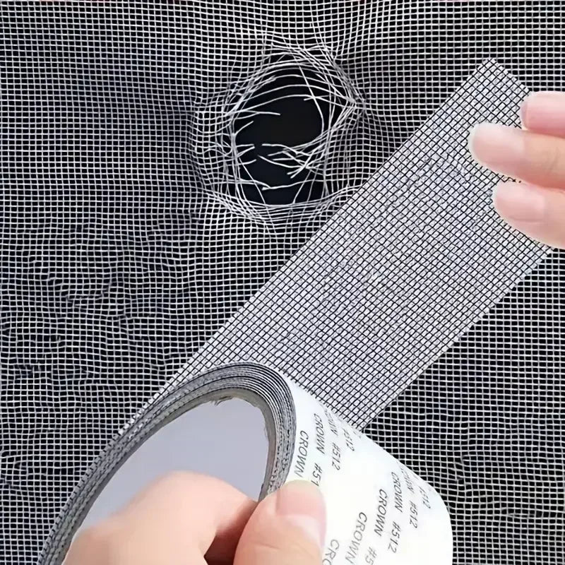 Window Screen Tape Anti-mosquito Screen Repair Subsidy Door Curtain Mosquito Net Hole Patch Repair Self-adhesive Screen Tape Zpaxo