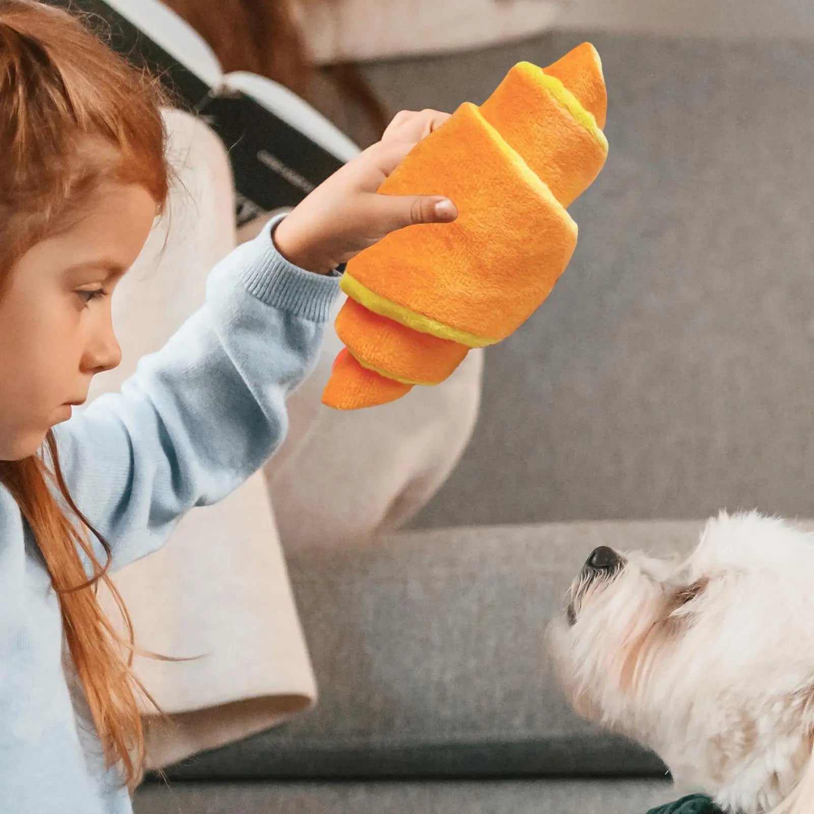 1Pcs Croissant Shaped Dog Snuffle Toy For Pet Dogs Food, Sniffing Gnawing And Grinding Teeth Chew Toys Puppy Enrichment Zpaxo