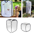 Foldable Collapsible Butterfly Habitat Cage Clear PVC Film Terrarium Zpaxo 30x30x30cm