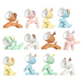 Novel Little Deer Light Creative Peculiar Mobile Phone Holder LED Decorative Ornaments Random Color Mini Night Light Zpaxo Random deer