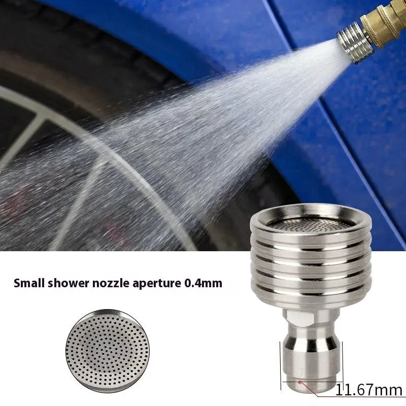 1/4" Quick-Connect High-Pressure Stainless Steel Spray Nozzle