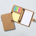 2-Pack Pocket Notebook Set with Sticky Notes & Pen | Travel Journal