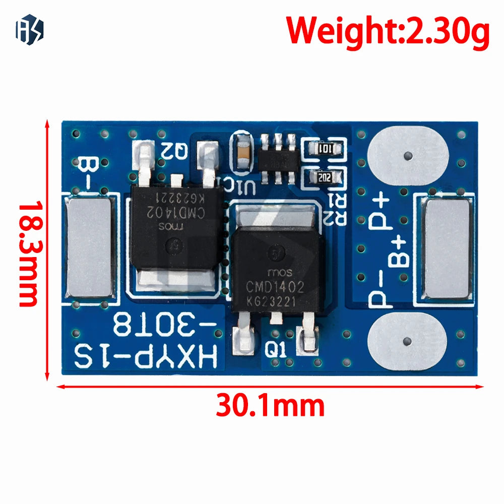 1S 7A 3.2-3.65V/3.7-4.2V LiFePO₄/Li-ion Battery Protection Board Overcurrent, Charge/Discharge Protection Zpaxo