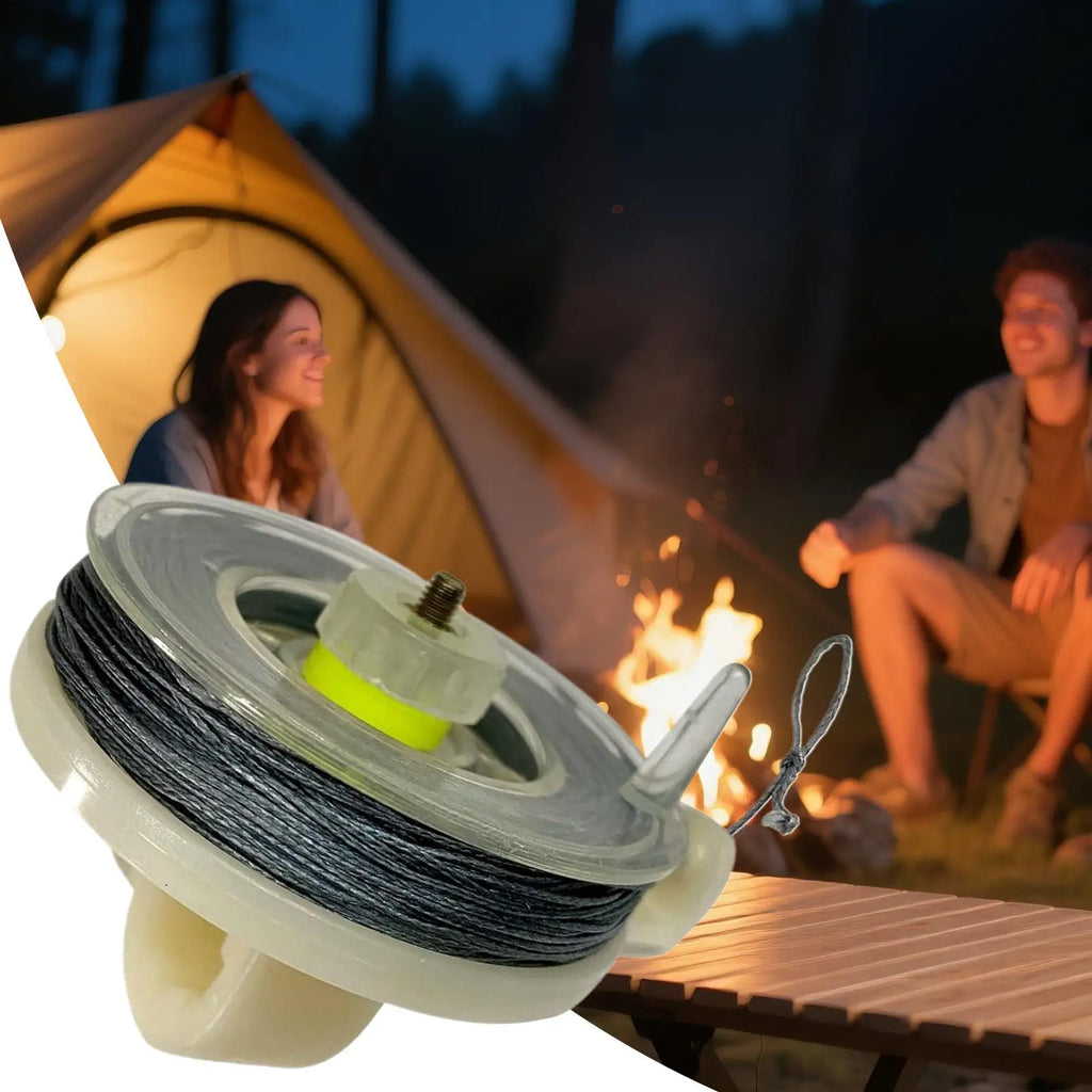Trip Wire Security Alarms Trip Wire 82ft Weatherproof Camping Accessories Security System for Defense Hunting Traps Survival Zpaxo