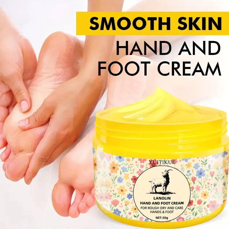 YUITIKUE Lanolin Hand & Foot Cream 50g – 3-in-1 Dry Skin Repair Hand & Foot Cream Zpaxo