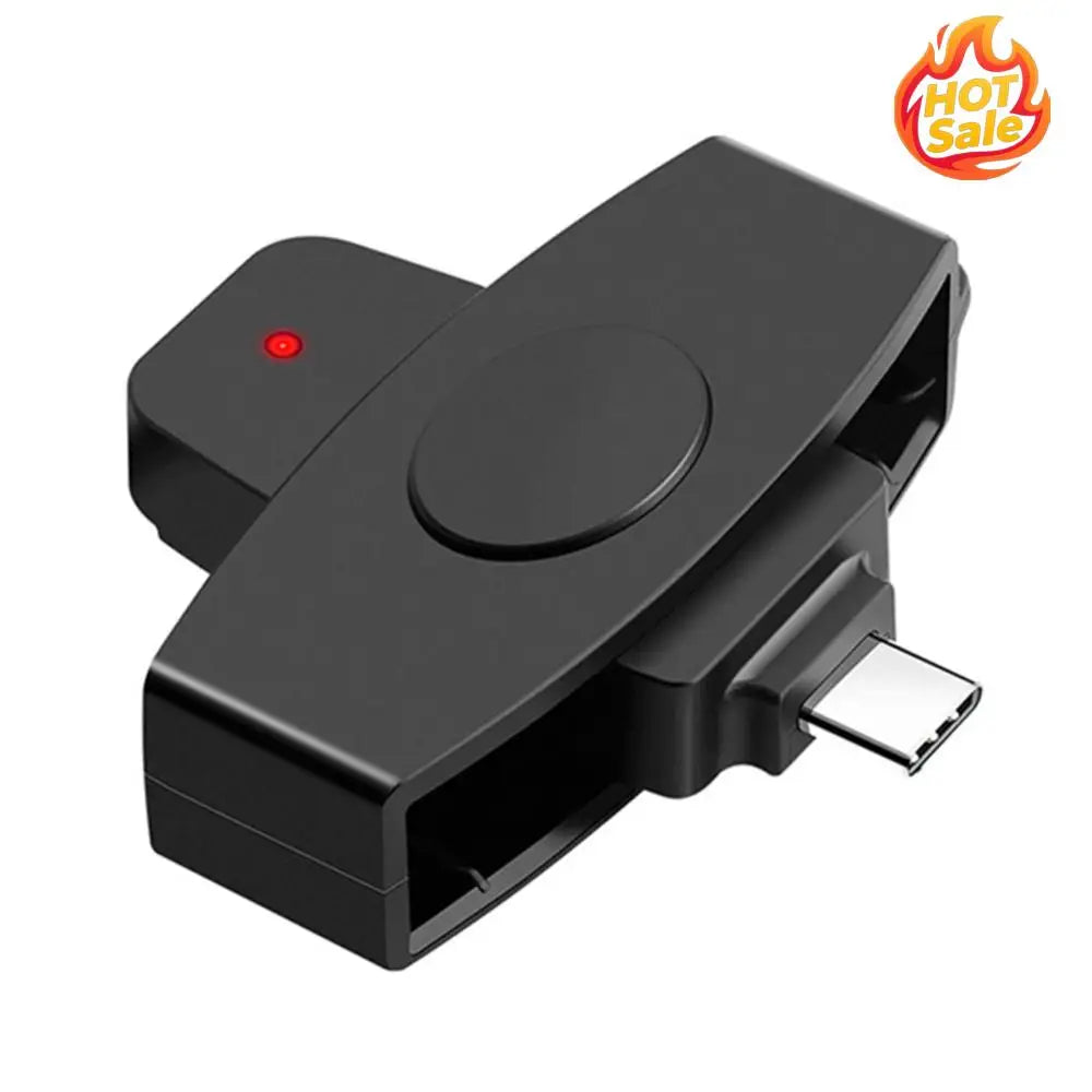 Card Reader Portable EMV Card External Reader Bank Tax Declaration Accessories Support for Windows for OS Zpaxo