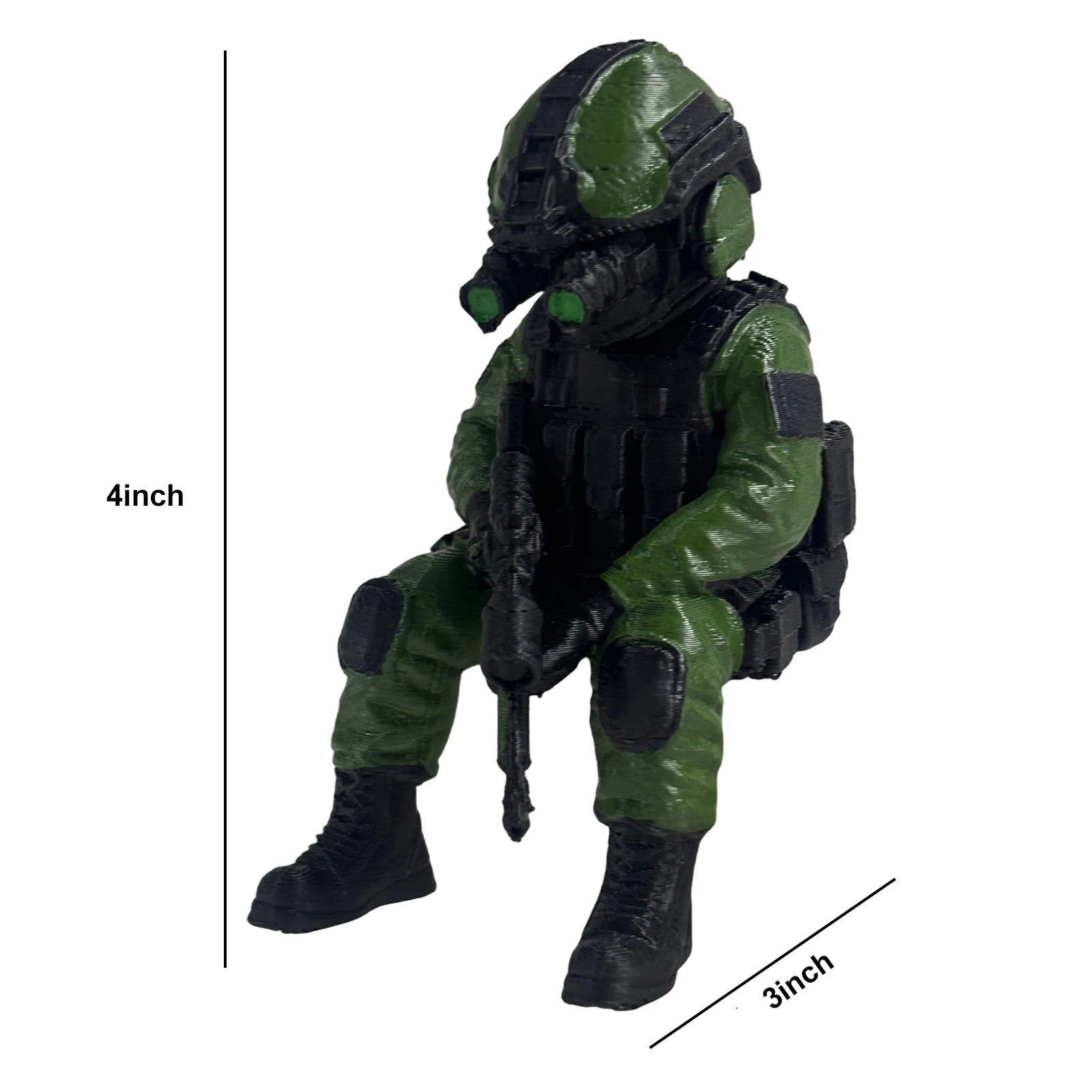 Tactical Mini Soldier Figurine Sniper Ornaments Enthusiasts