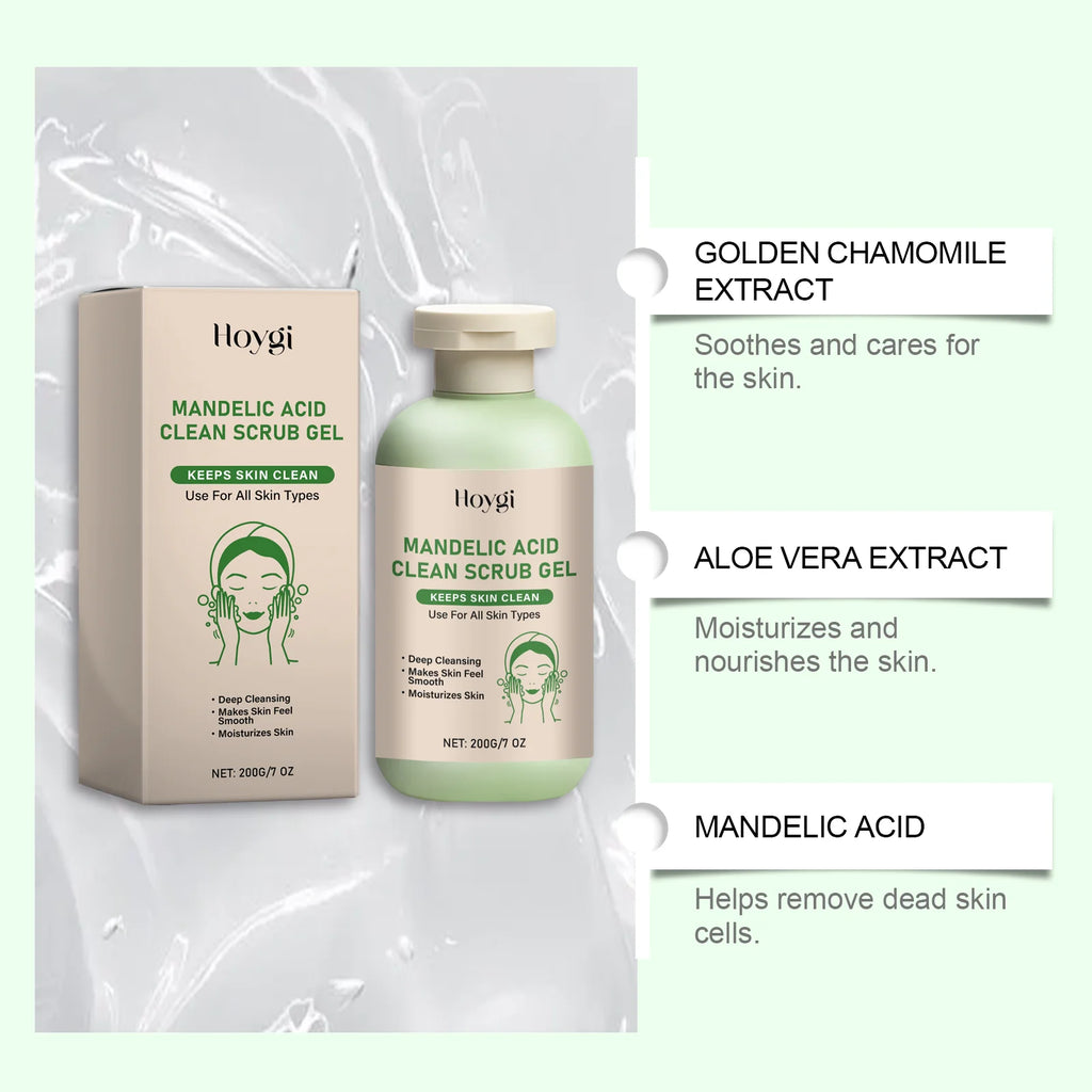 Body Exfoliating Gel, Deeply Cleanses & Moisturizes, Gently Removes Dead Skin, Clears Pores For Smoother Skin Zpaxo
