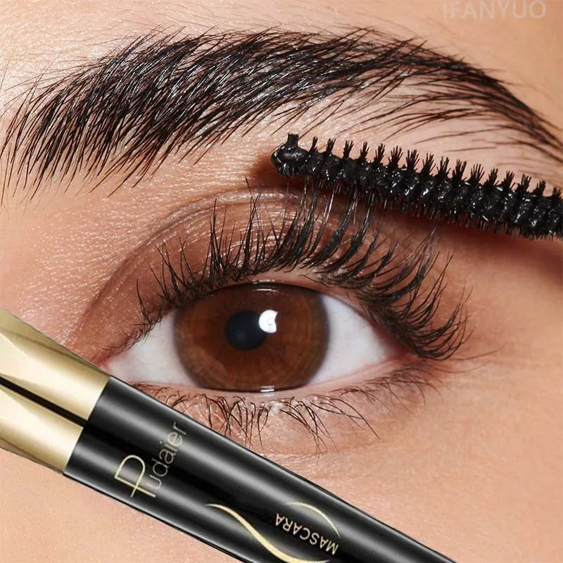 4D Eye Black Mascara Waterproof Long-lasting Lengthens Volume Lashes