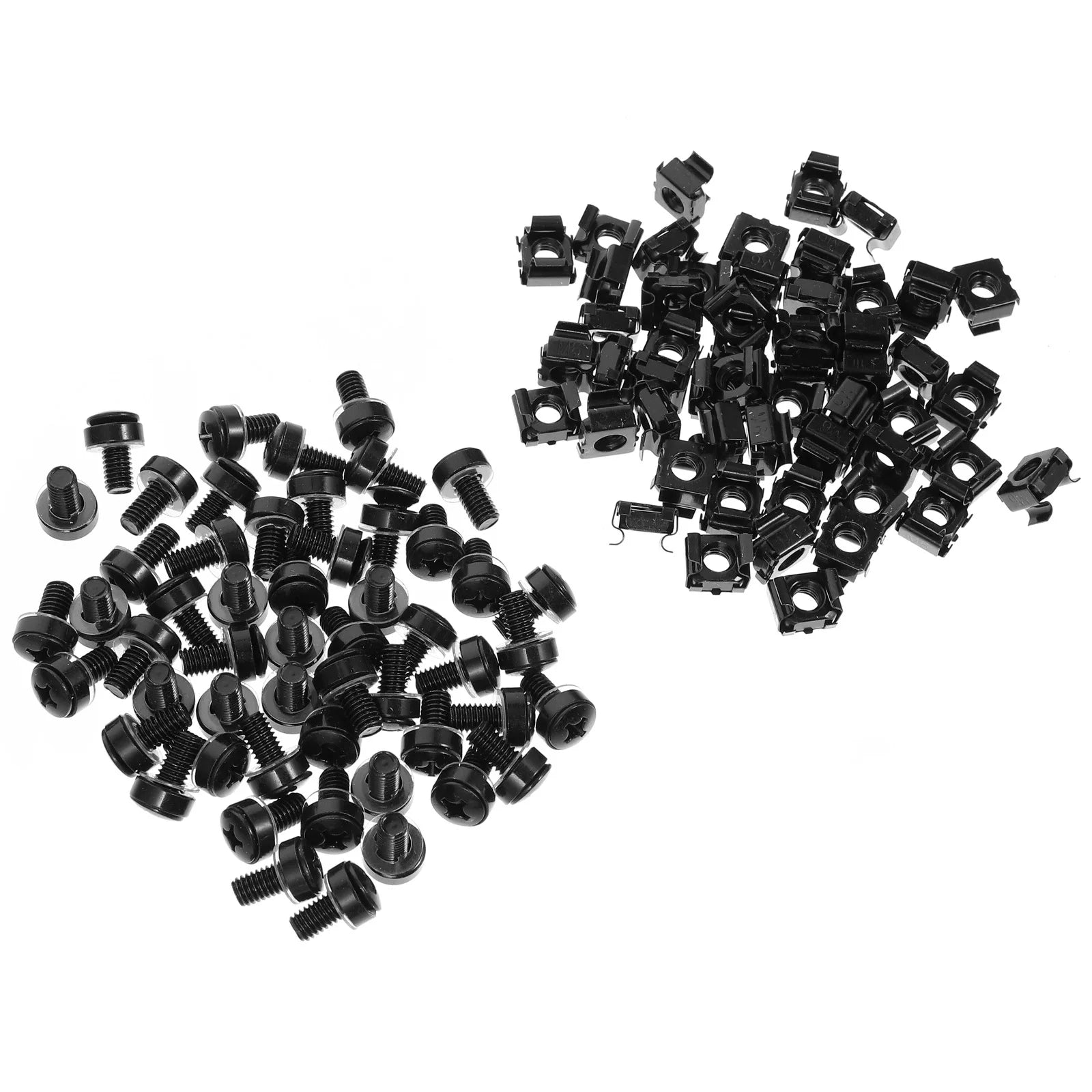 50Sets Cage Nuts High-grade Sturdy Rust-resistant Long Service Life