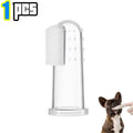 Silicone Pet Finger Toothbrush for Cats & Dogs – 1/3/6 Pack