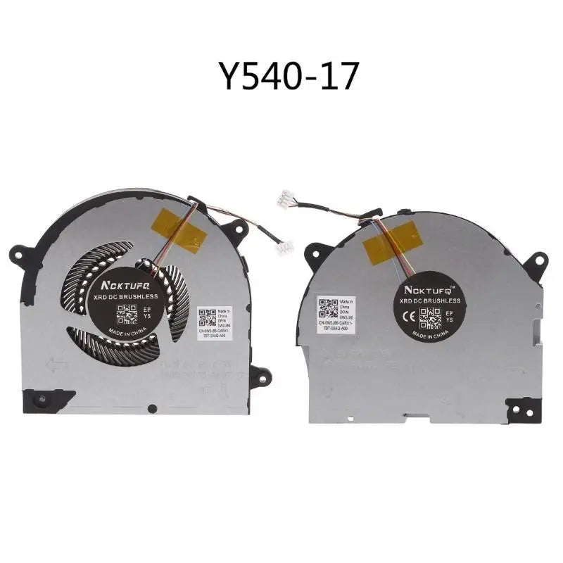 652F CPU GPU Fan DC5V Cooling for Legion Y540-17 Y540-17IRH GTX1660 Notebook CPU Cooler Radiator Laptop Heatsink Zpaxo