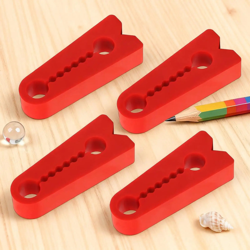 Car Door Lock Cover 4 Adhesive High-elasticity Silicone Latch