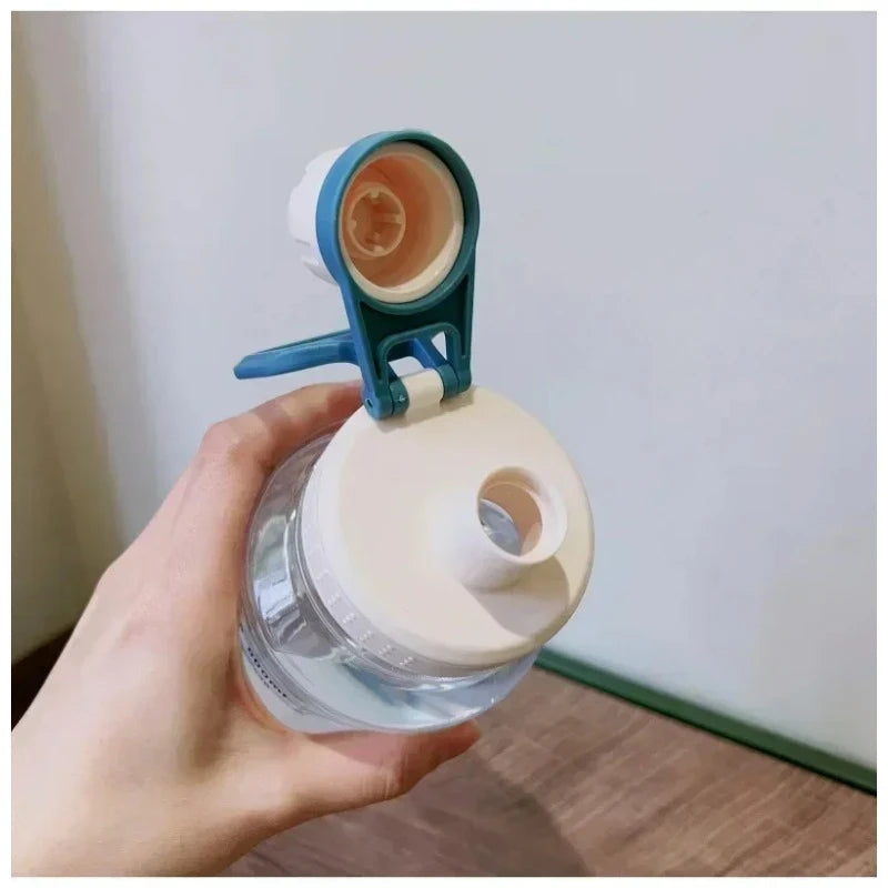 Sports Water Bottle Filter Large Capacity Leakproof Cold Drinks Ideal Zpaxo