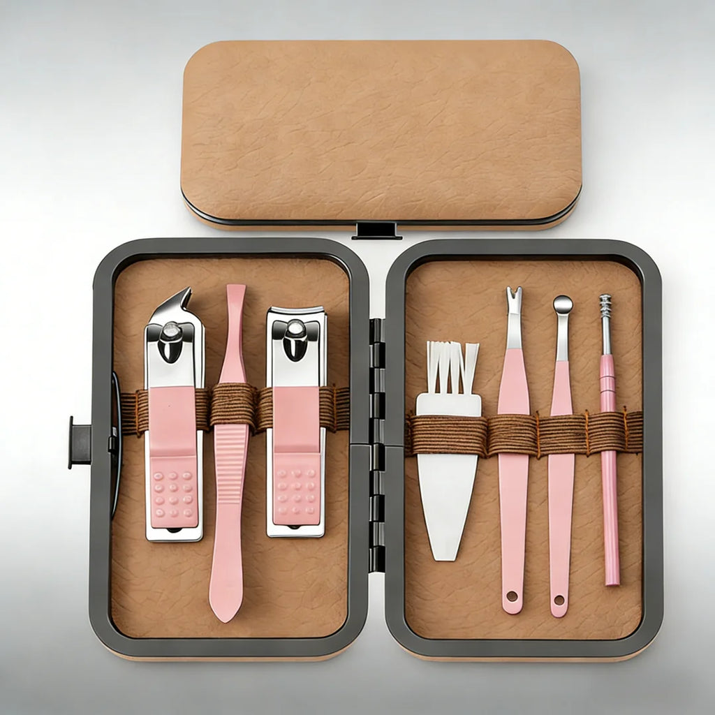 Nail clipper set 7/16/24 pieces stainless steel nail clippers, pedicures, nail art, toe clippers, nail tools Zpaxo
