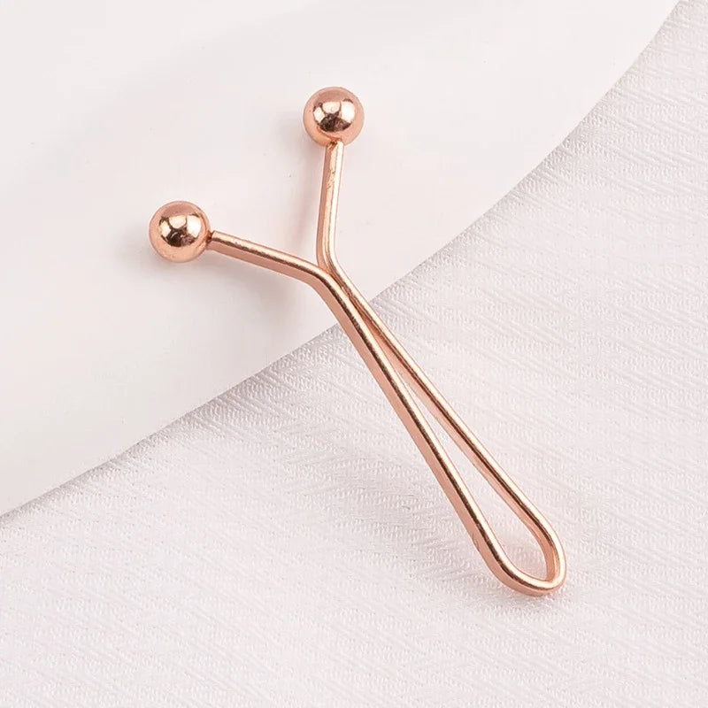 4/10PCS Jeans Skirts Detachable Buckle Accessories Adjustable Sleeve Clip For Pants Waist Tightening Sleeve Reduction Clip Zpaxo 10PCS-Rose Gold