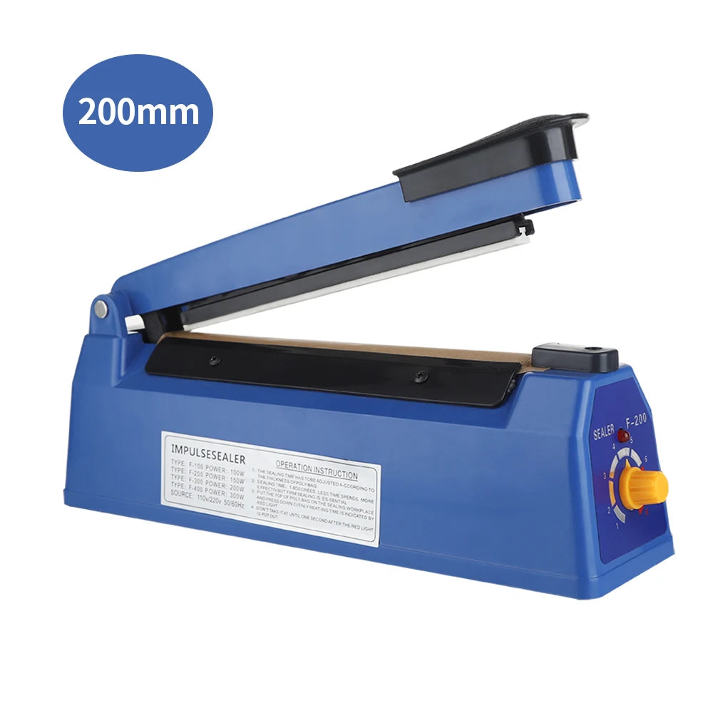 Impulse Sealer Manual Heat Machine Plastic Bags Shrink Wrap Vacuum