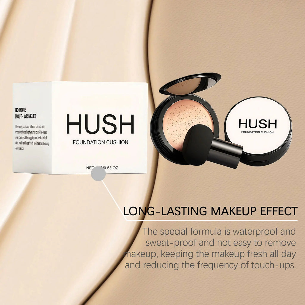 Cushion Foundation Concealer – Natural Coverage, Non-Caking Cushion Foundation Zpaxo