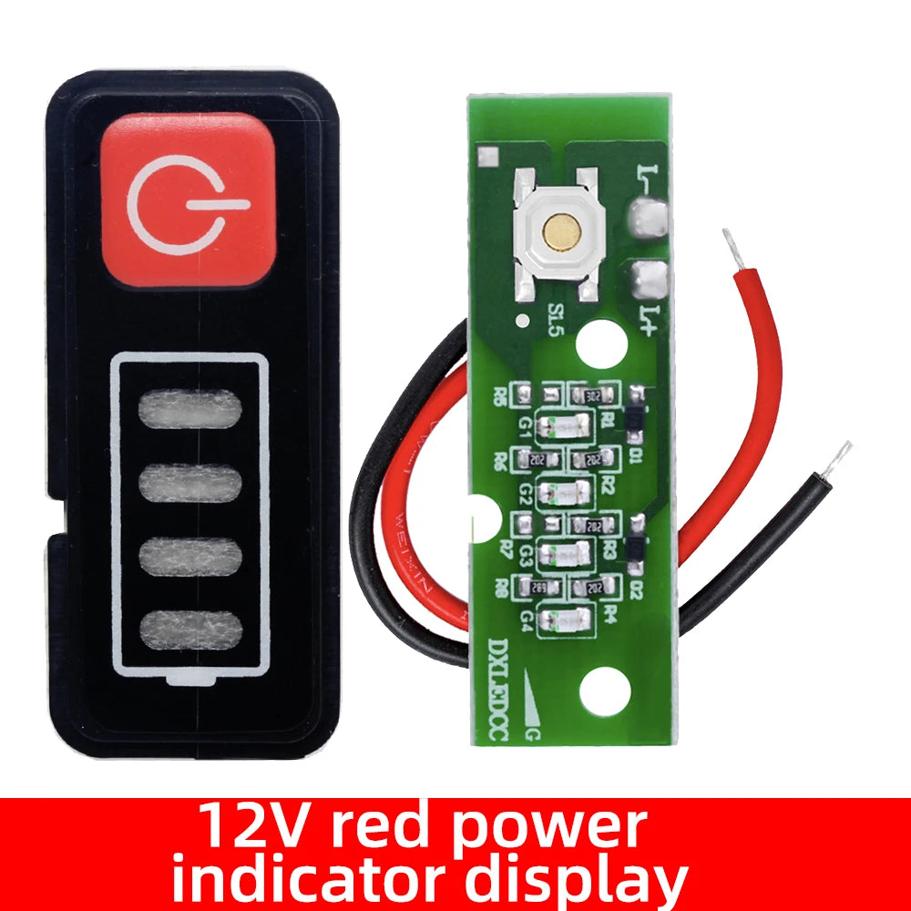 3S 4S 5S Lithium Battery Capacity Indicator 1- 12V-21V Display Zpaxo 1pcs 12v with case