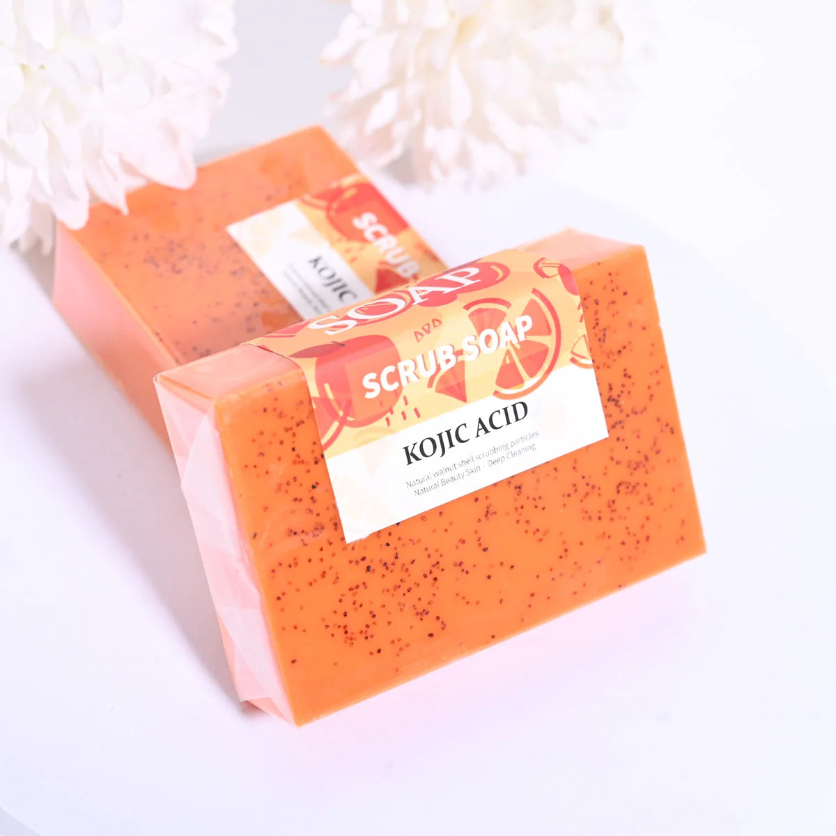 Kojic Acid Turmeric Vitamin C Exfoliating Scrub Soap 100g Exfoliating Scrub Soap Zpaxo
