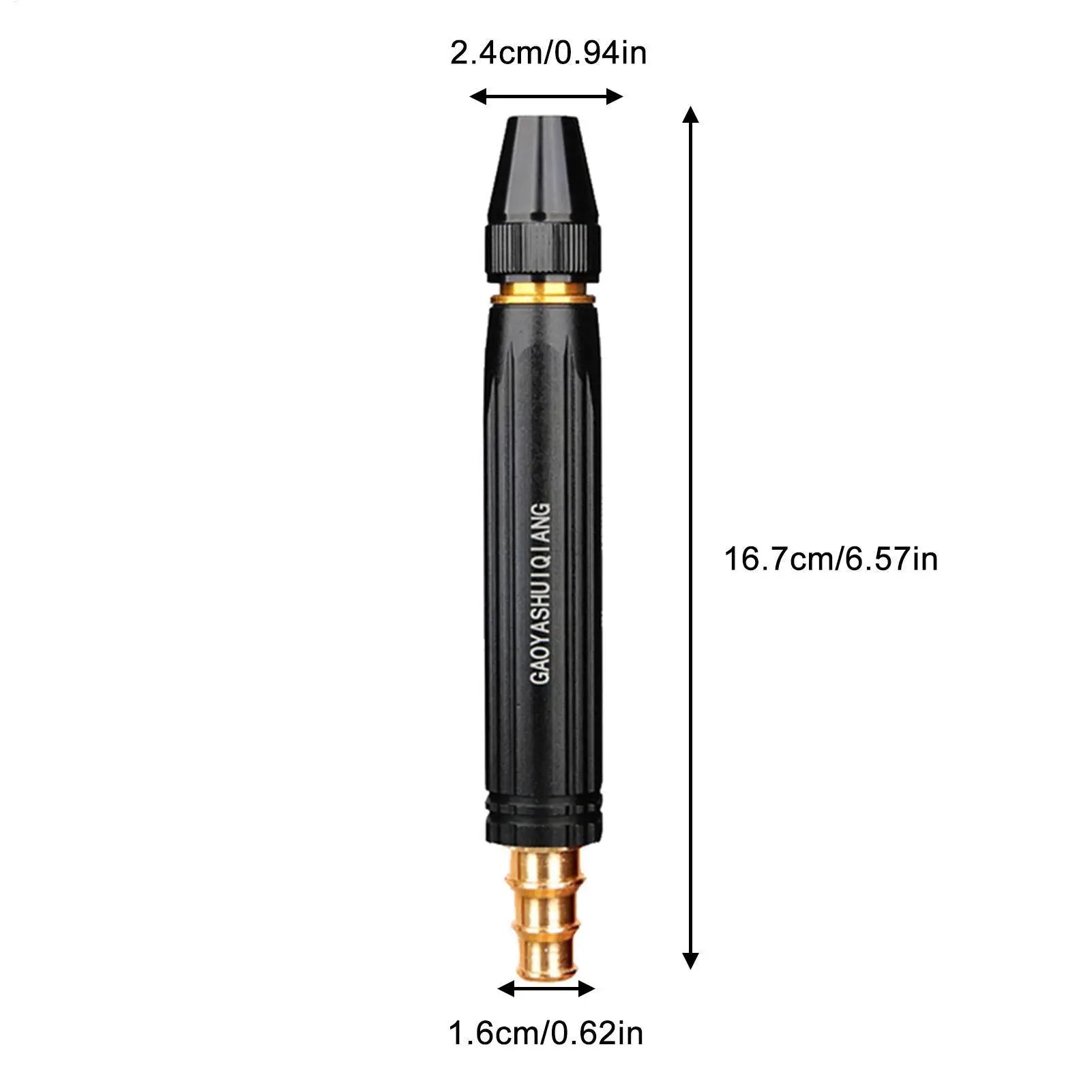 Pressure Washing Water Gun Adjustable Nipple Portable Direct Spray