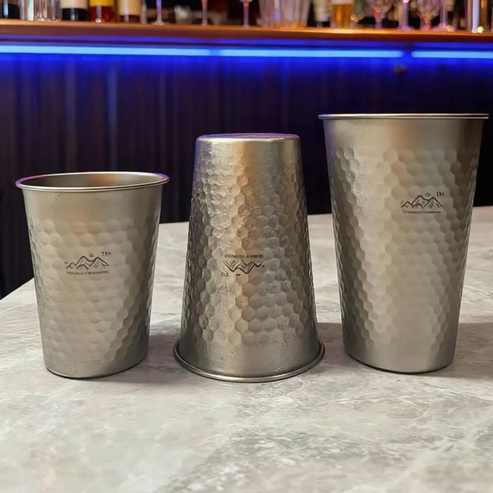 304 Stainless Steel Outdoor Camping Cups Large Capacity Portable Water Coffee Beer Cup Set For Hiking Picnic Barbecue Milk Tea Zpaxo