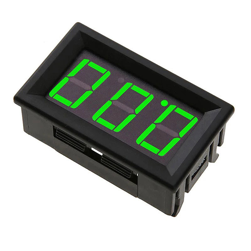 Digital Voltmeter 2-wire Mini DC 5V 120V Voltage Display Components