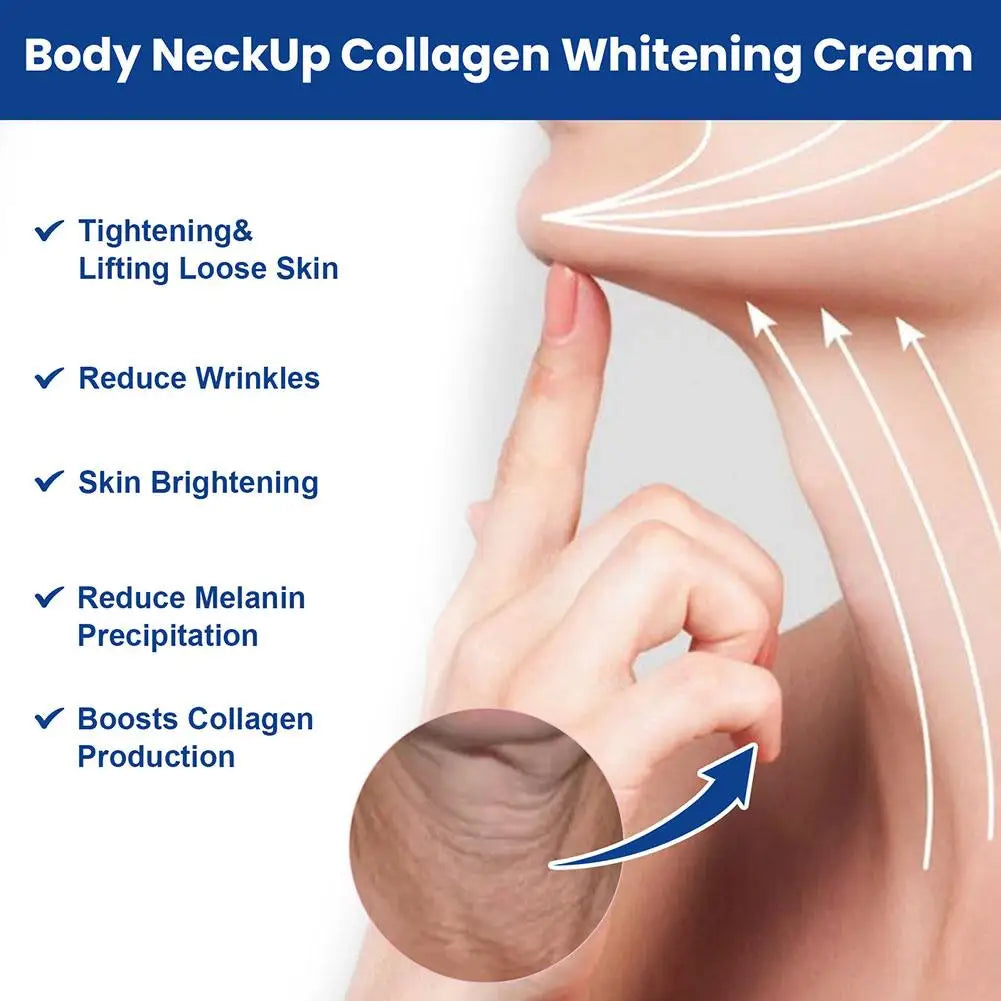 Neck Tightening Cream Firming Moisturizing Neck Rejuvenation Fade Fine Line for Brighten Smooth Nourishing Neck Cream Zpaxo